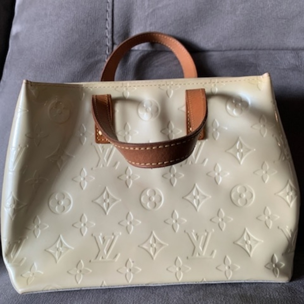 Louis Vuitton Cream and Brown Handbag
